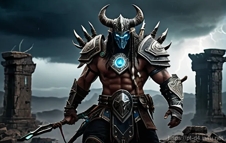 디아블로4 로그 무기 추천 - **Prompt for Daggers (Close-Quarters, Speed):**
    "A highly agile Diablo 4 Rogue, clad in dark, fo...