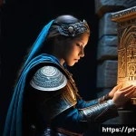 Home 17 디아블로4 룬 찾는 방법 - **Prompt 1: Discovery in the Shadowed Crypt**
"A female adventurer, dressed in practical, dark l...